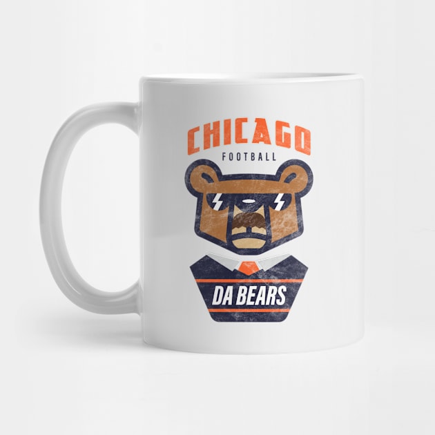 Chicago Football Legendary Coach Bear by BooTeeQue